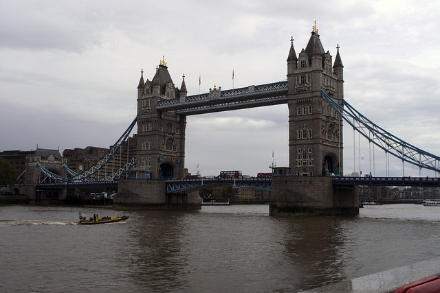 Boat Ride Under the London Bridge